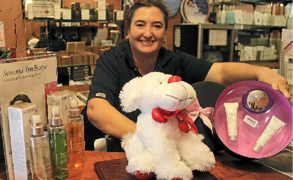 Isis Spa and Beauty owner Jodie Balfour shows off some of the last-minute gift ideas for the ladies. Isis Spa and Beauty owner Jodie Balfour shows off some of the last-minute gift ideas for the ladies.
